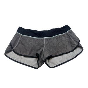 lululemon athletica Gray and Black Athletic Shorts EUC BOX30